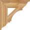 Ekena Millwork Imperial Traditional Rough Sawn Bracket, Western Red Cedar, 6"W x 24"D x 24"H BKT06X24X24IMP01RWR - alternate 4
